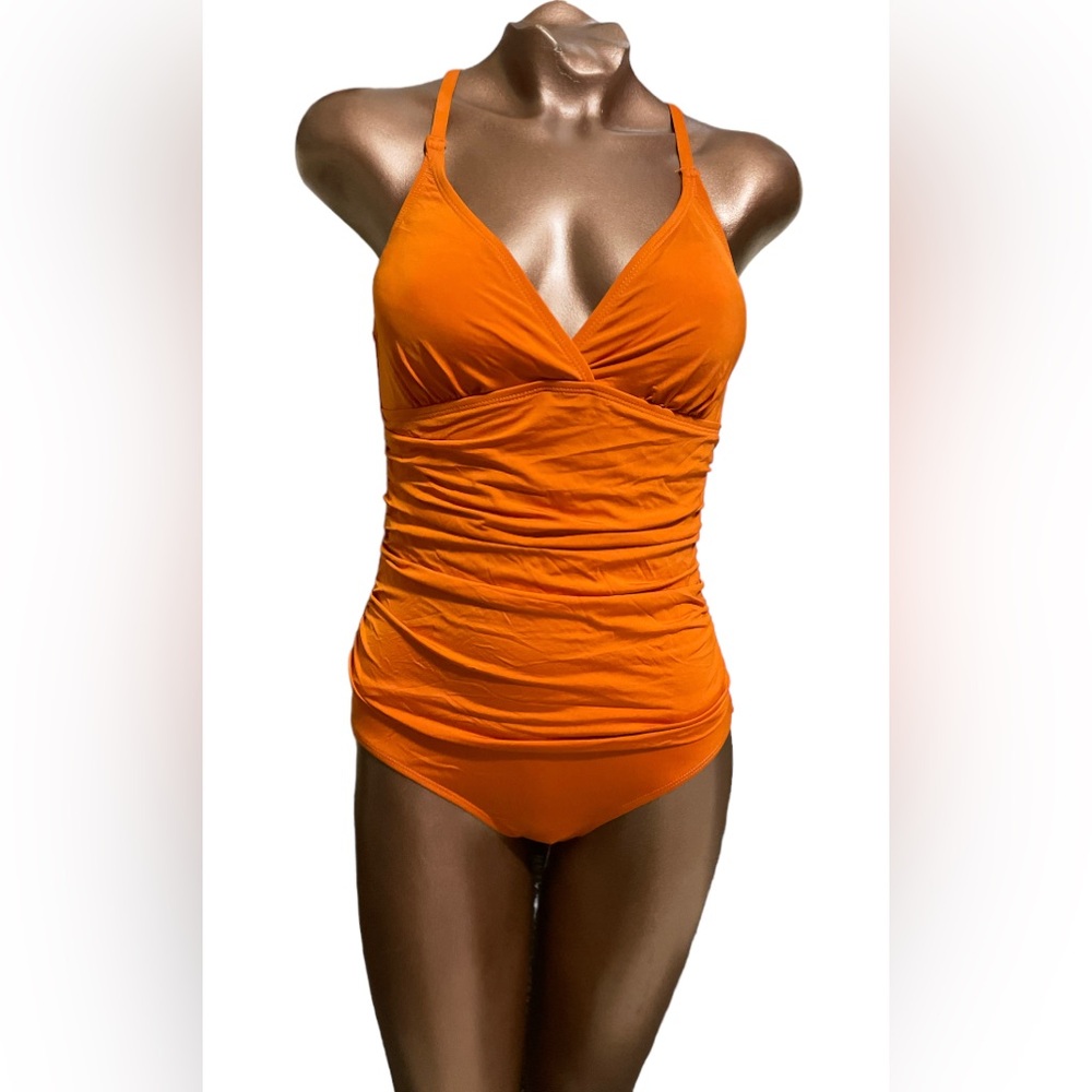 Shirred Halter Macrame One-Piece - Picture 4 of 7